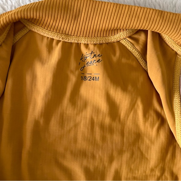 18/24 Ribbed Pan Gold Rashguard - Picture 2 of 3